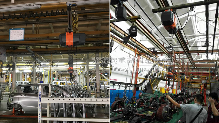80kg智能提升機(jī)用于汽車(chē)車(chē)門(mén)安裝